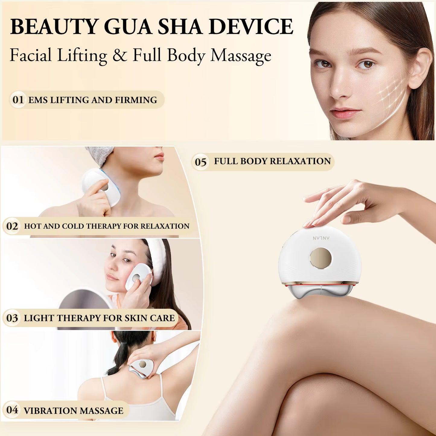 Gadexs® Gua Sha Facial Massager