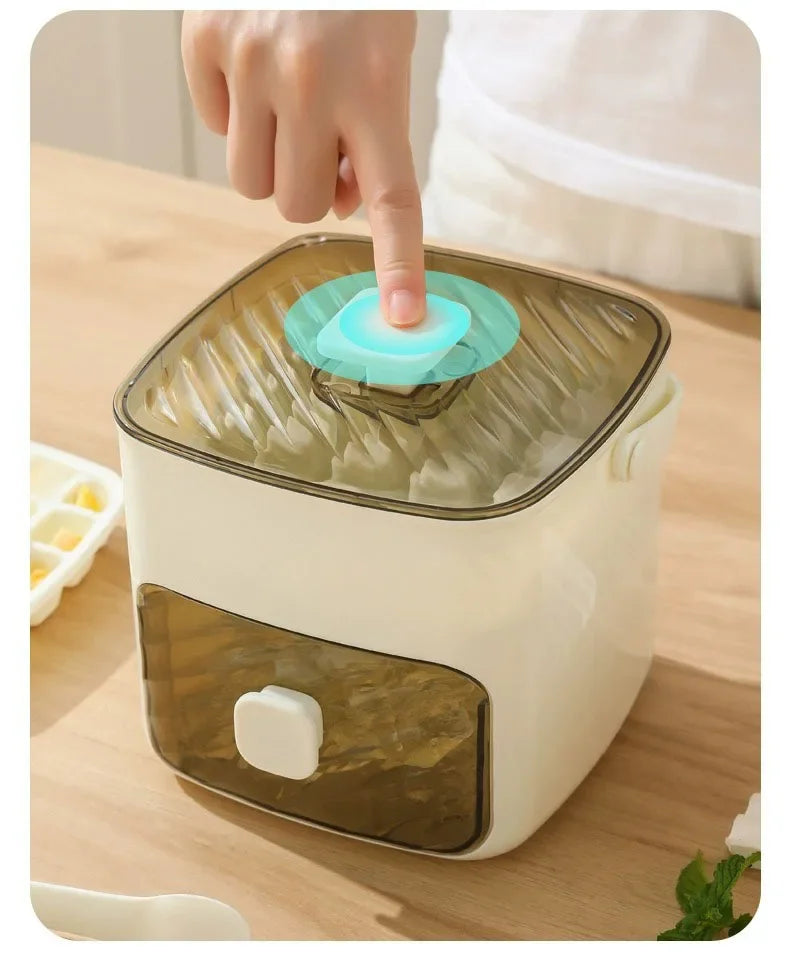 48 Grid Ice Cube Box One-touch Easy Release